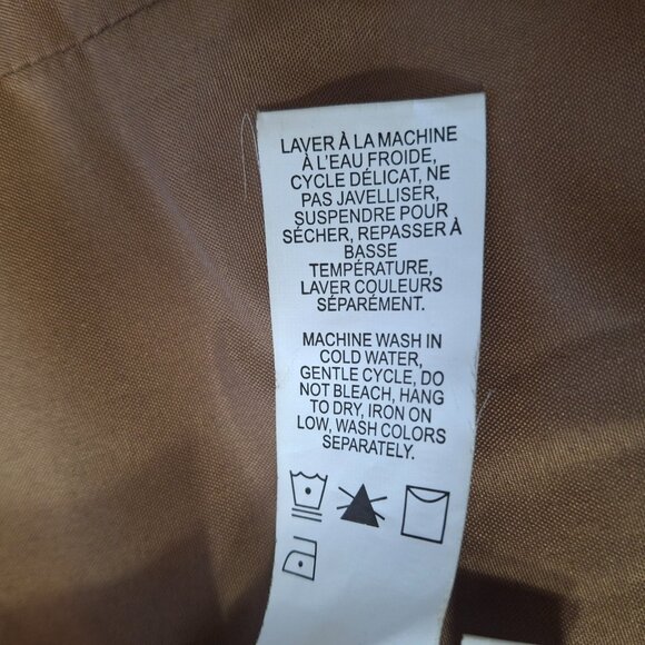 Vintage Conrad C Proportion Petite Sz 12 (LG) Suede Blazer Jacket Buttoned Lined - Picture 15 of 15